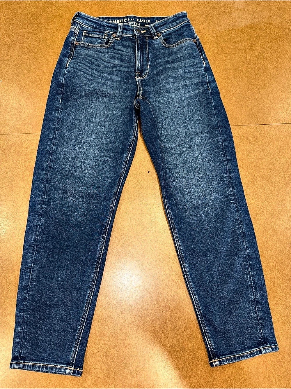 American Eagle AE Stretch Straight Leg Jeans Blue Size 2 Short